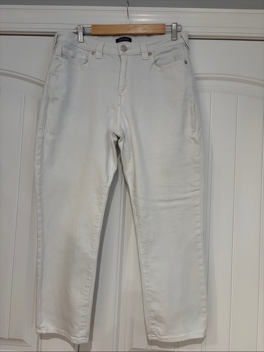 True Religion Women's Straight Leg Jeans in White